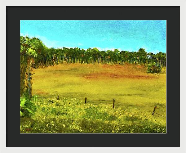 Florida Wildflowers, #2 - Framed Print