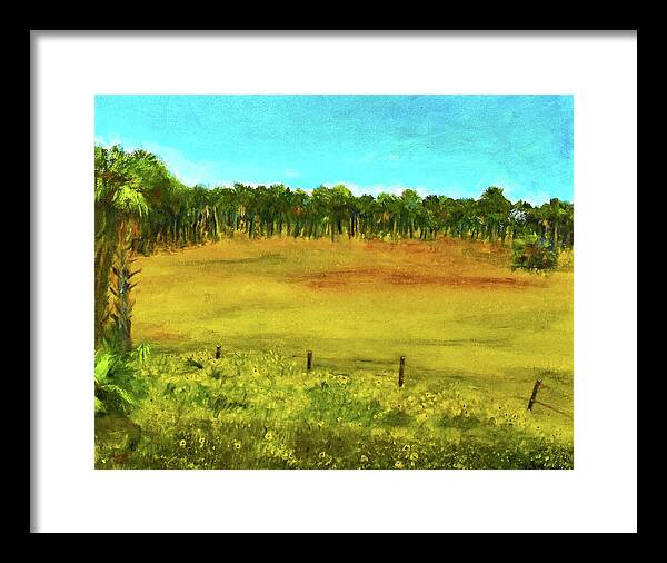 Florida Wildflowers, #2 - Framed Print