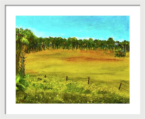 Florida Wildflowers, #2 - Framed Print