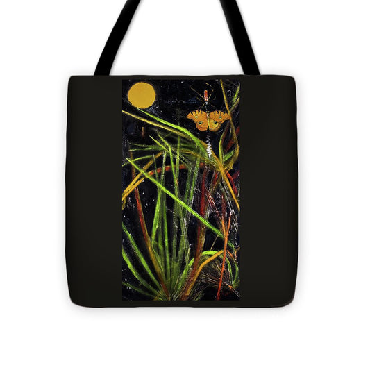 Harvest Moon - Spider signed, Drayton Island series - Tote Bag