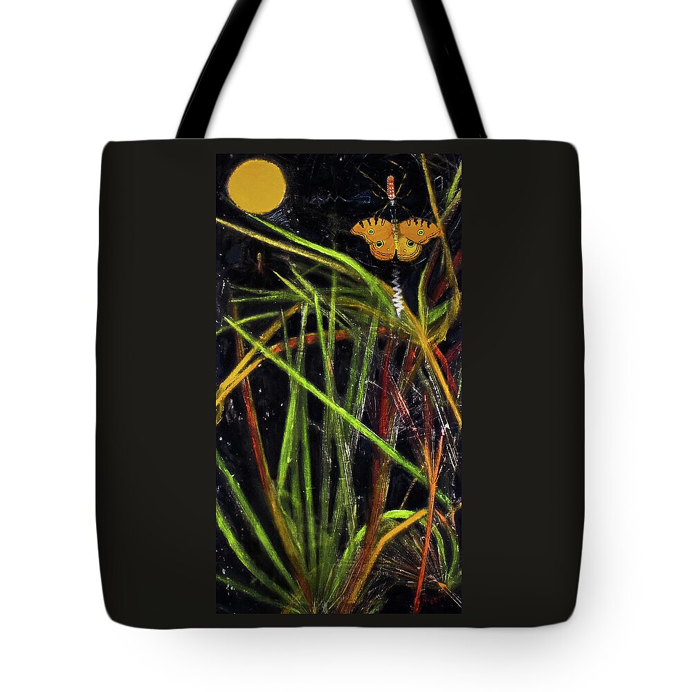 Harvest Moon - Spider signed, Drayton Island series - Tote Bag
