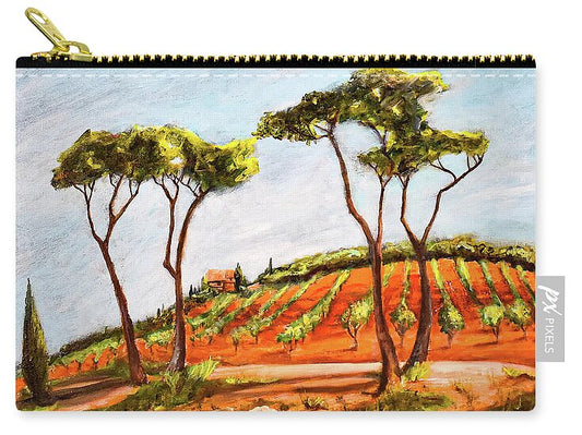 Last Look at the Villa- Tuscany, Italy - Zip Pouch