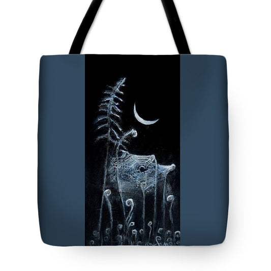Love Note to the Moon spider spun - Tote Bag