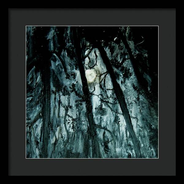 Moonlit Forest - Framed Print