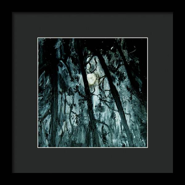 Moonlit Forest - Framed Print