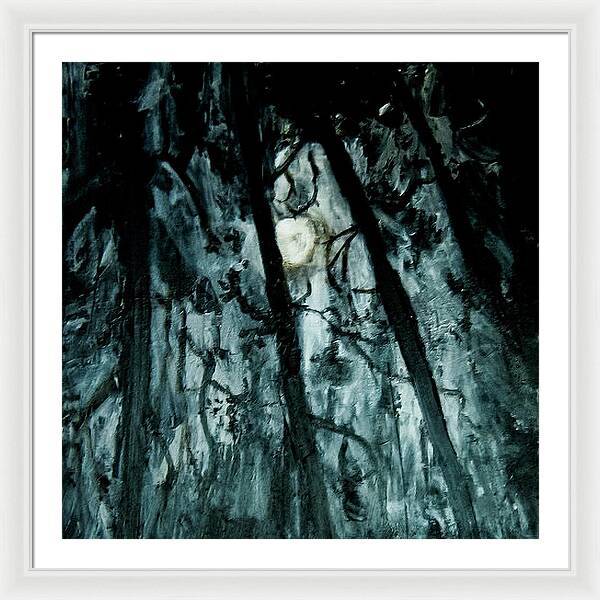 Moonlit Forest - Framed Print