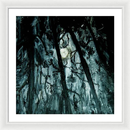 Moonlit Forest - Framed Print