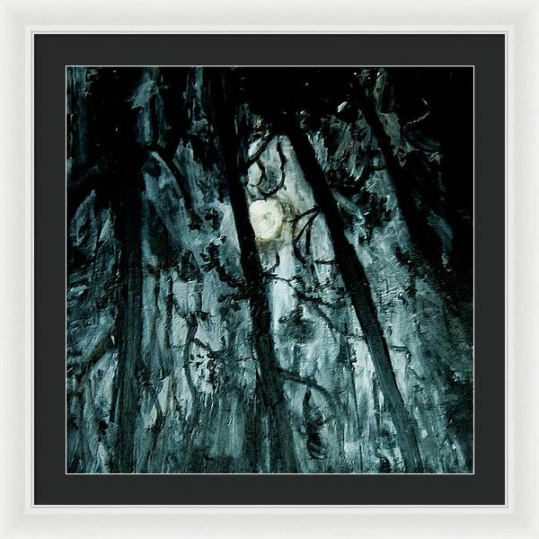 Moonlit Forest - Framed Print
