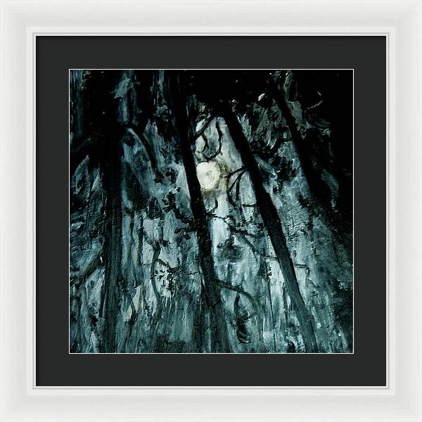 Moonlit Forest - Framed Print