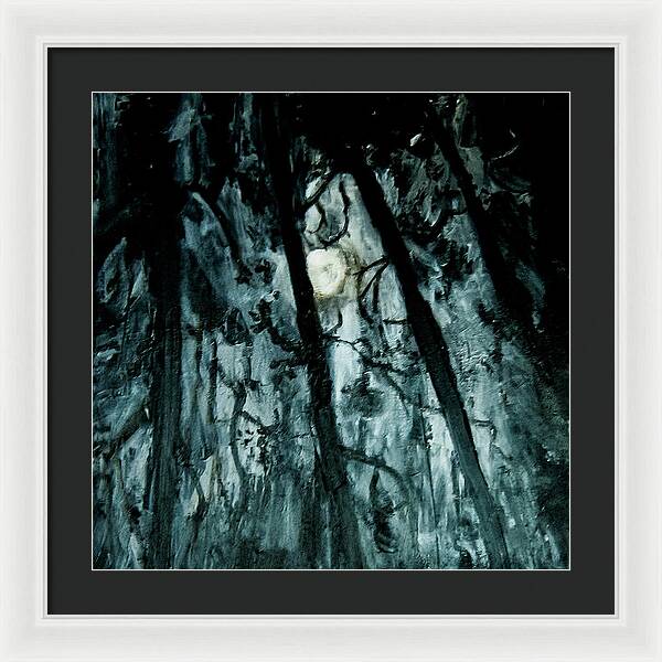 Moonlit Forest - Framed Print