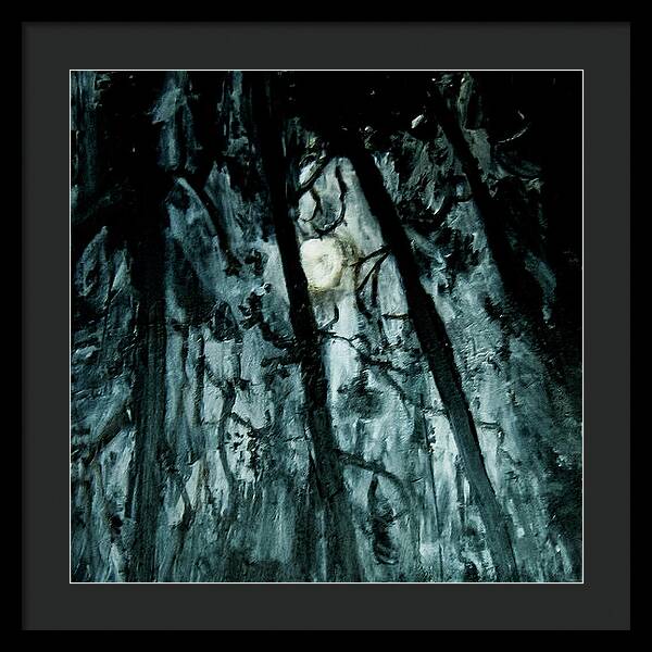 Moonlit Forest - Framed Print