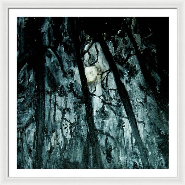 Moonlit Forest - Framed Print