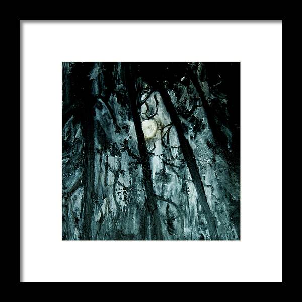 Moonlit Forest - Framed Print