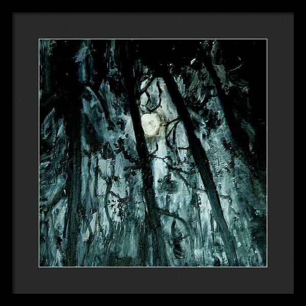 Moonlit Forest - Framed Print