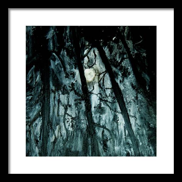 Moonlit Forest - Framed Print