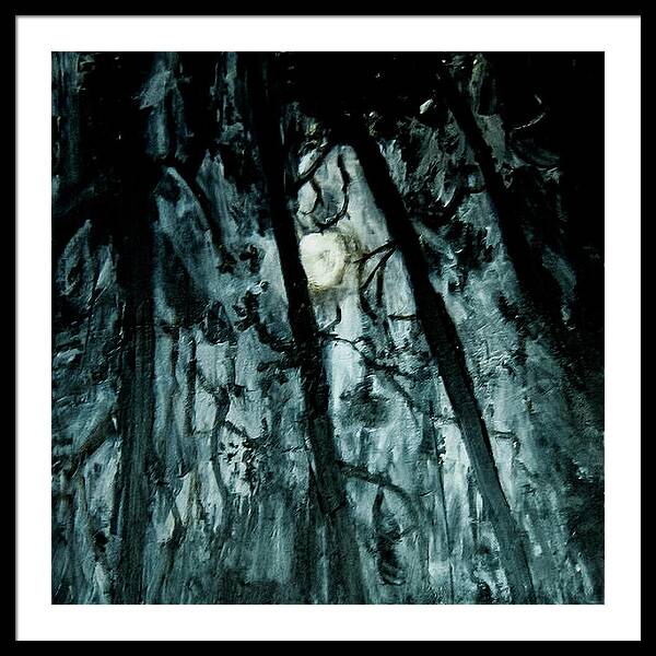 Moonlit Forest - Framed Print