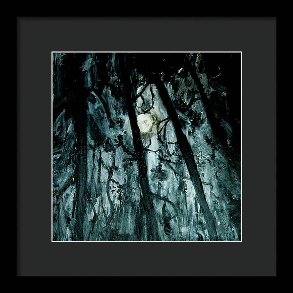 Moonlit Forest - Framed Print
