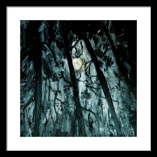 Moonlit Forest - Framed Print