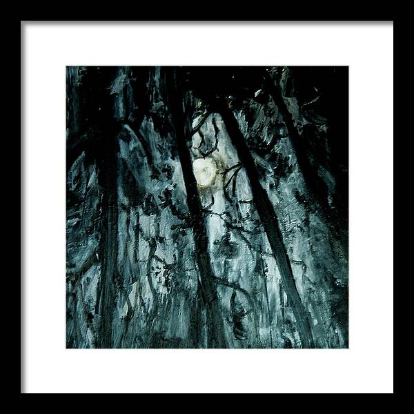 Moonlit Forest - Framed Print