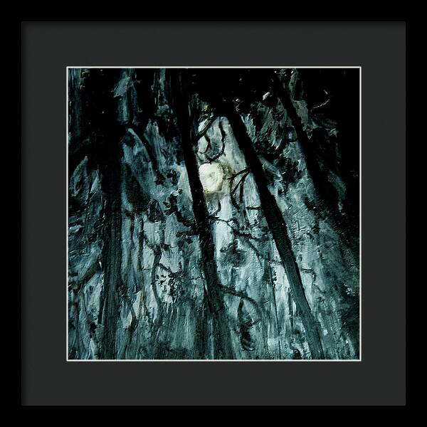 Moonlit Forest - Framed Print