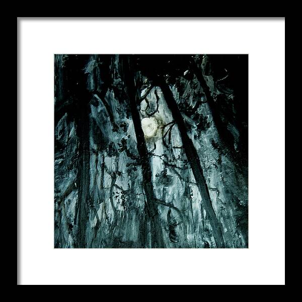 Moonlit Forest - Framed Print