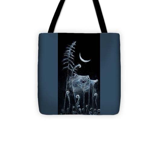 Love Note to the Moon spider spun - Tote Bag