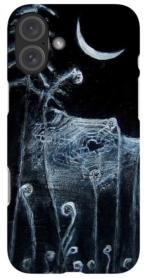 Love Note to the Moon spider spun - Phone Case