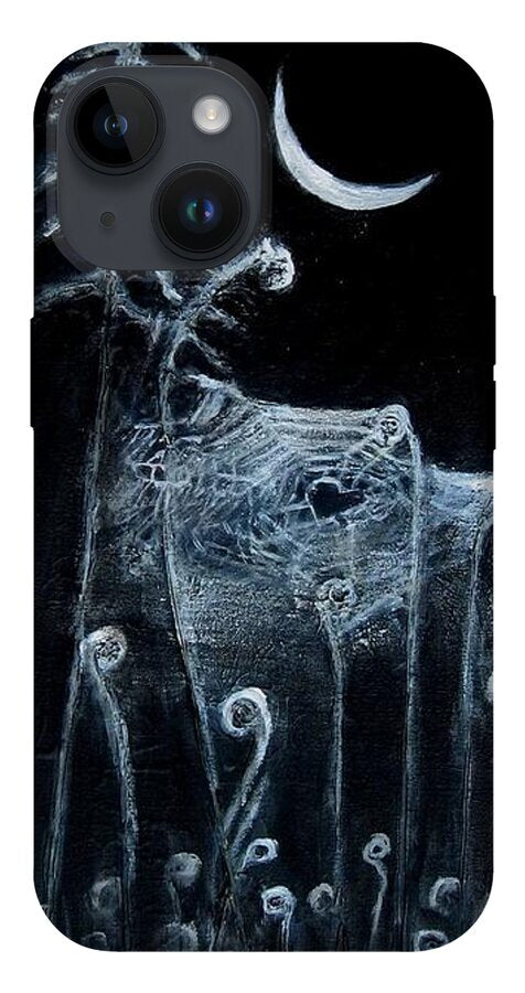 Love Note to the Moon spider spun - Phone Case