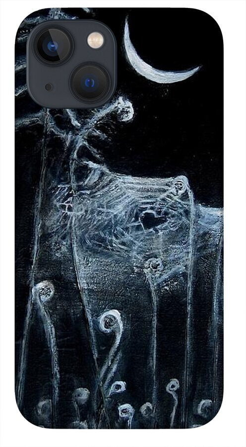 Love Note to the Moon spider spun - Phone Case
