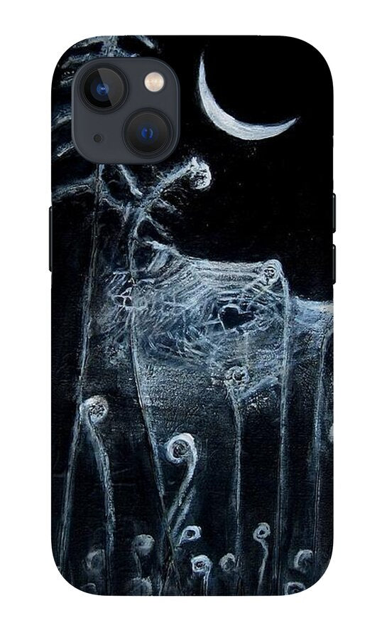 Love Note to the Moon spider spun - Phone Case