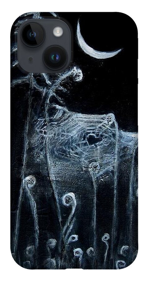 Love Note to the Moon spider spun - Phone Case