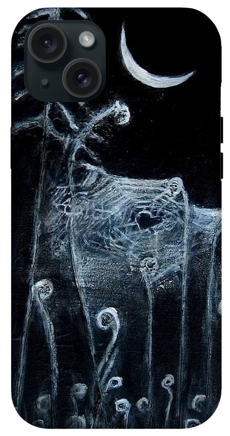 Love Note to the Moon spider spun - Phone Case
