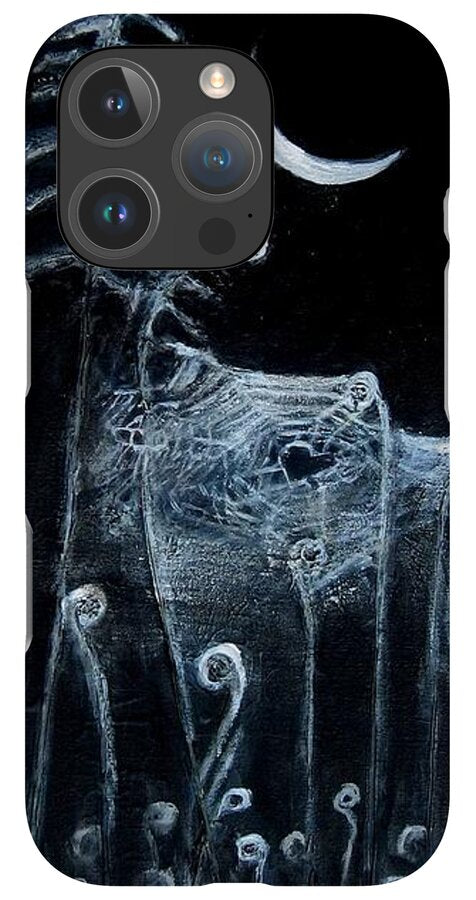 Love Note to the Moon spider spun - Phone Case