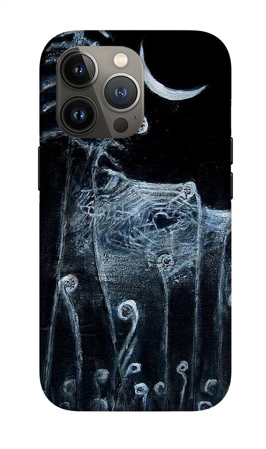 Love Note to the Moon spider spun - Phone Case