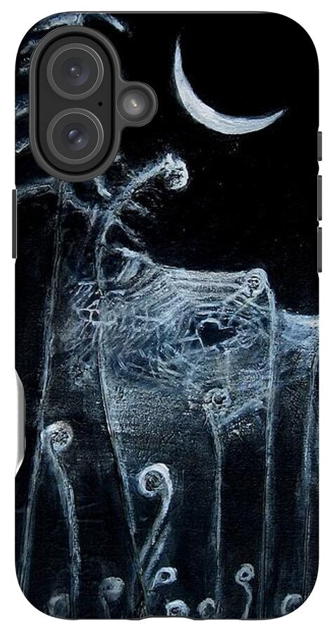 Love Note to the Moon spider spun - Phone Case