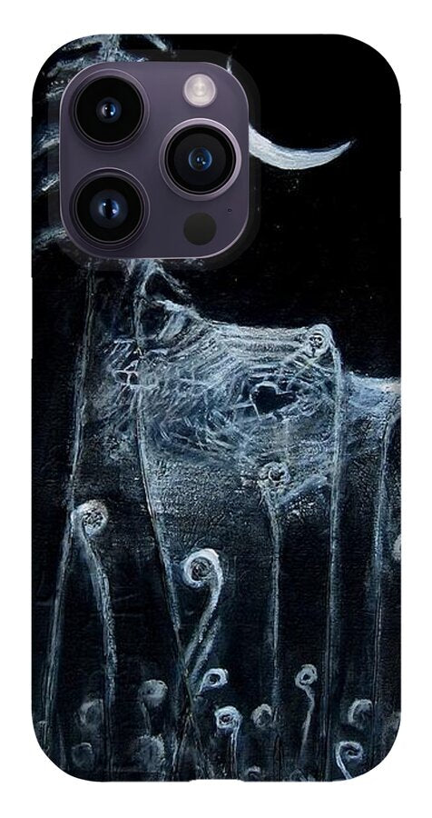 Love Note to the Moon spider spun - Phone Case