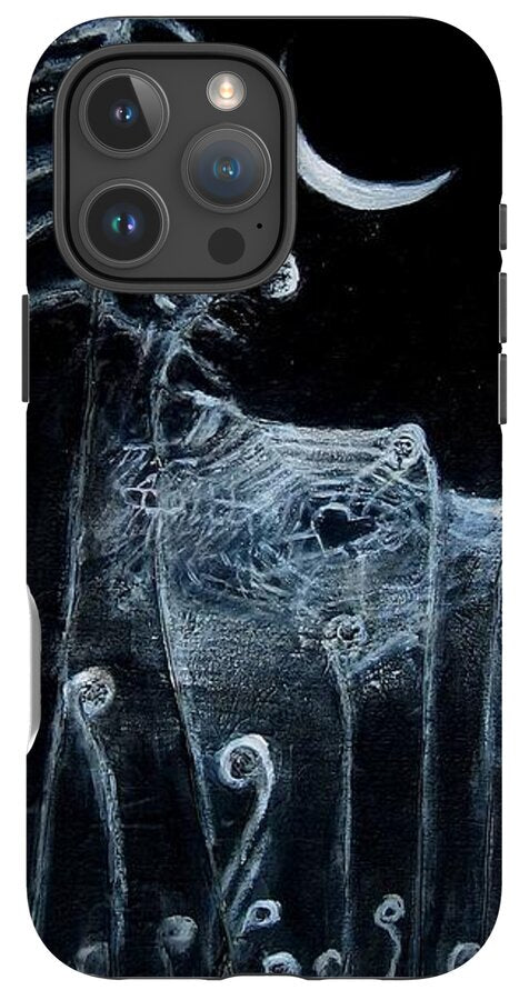 Love Note to the Moon spider spun - Phone Case