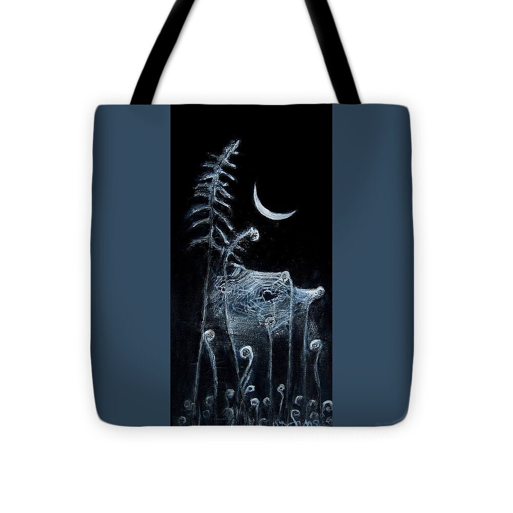 Love Note to the Moon spider spun - Tote Bag