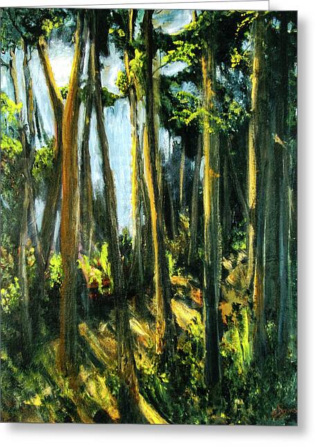 Moonlit Path along the River - Artisan Card
