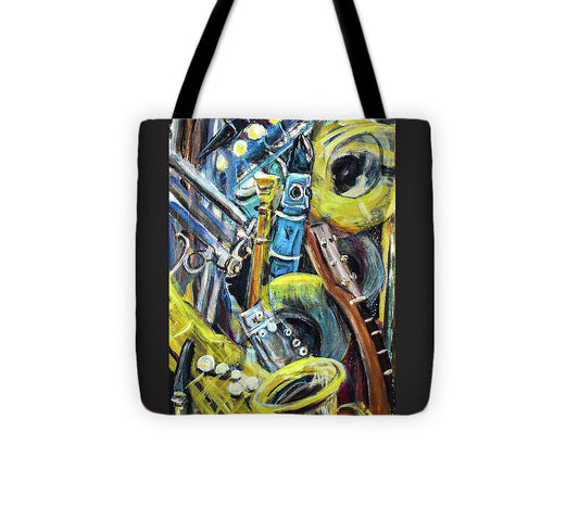 Muscial Instruments - interwoven - Tote Bag