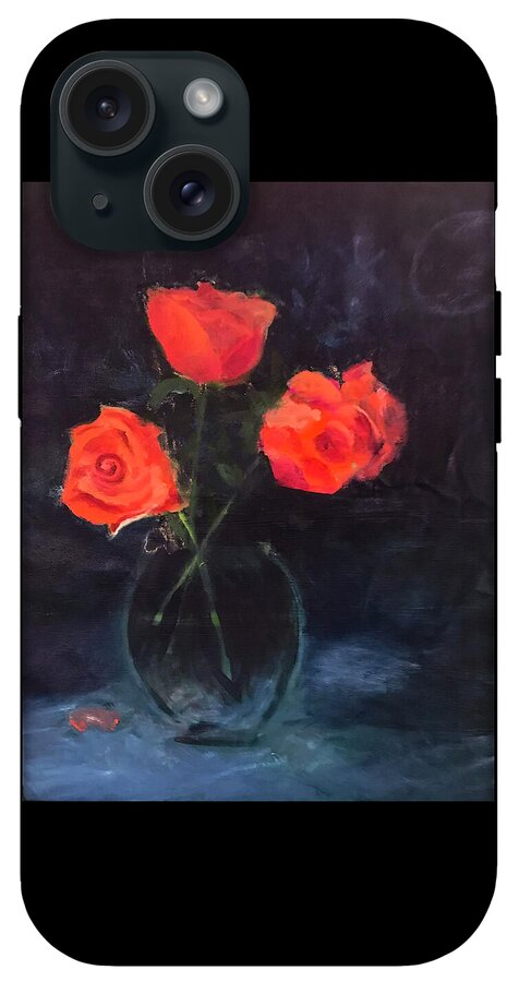 Orange Roses still life 2 - Phone Case