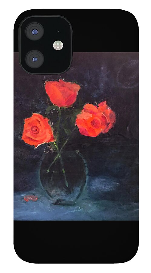 Orange Roses still life 2 - Phone Case