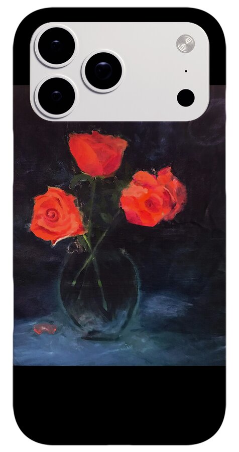 Orange Roses still life 2 - Phone Case