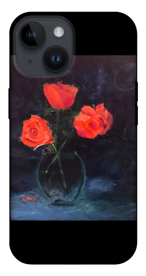 Orange Roses still life 2 - Phone Case