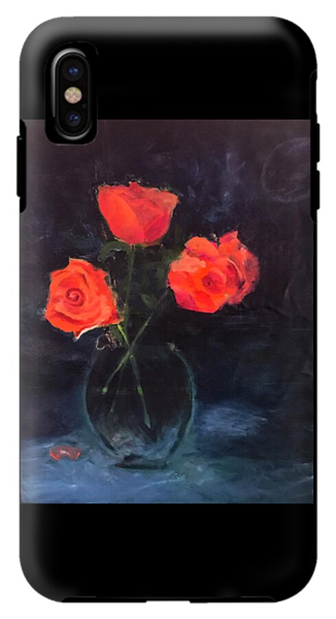 Orange Roses still life 2 - Phone Case