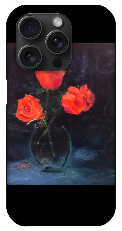 Orange Roses still life 2 - Phone Case