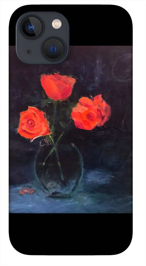 Orange Roses still life 2 - Phone Case