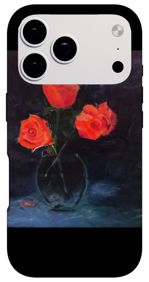 Orange Roses still life 2 - Phone Case