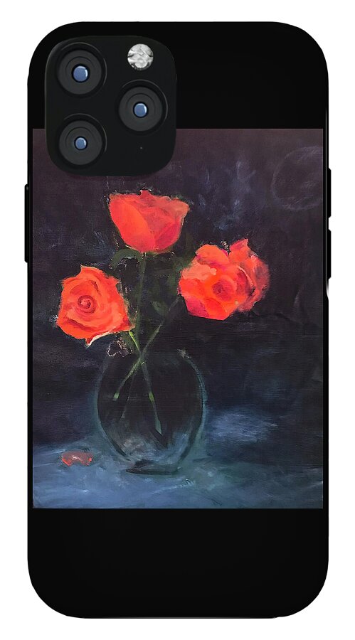 Orange Roses still life 2 - Phone Case