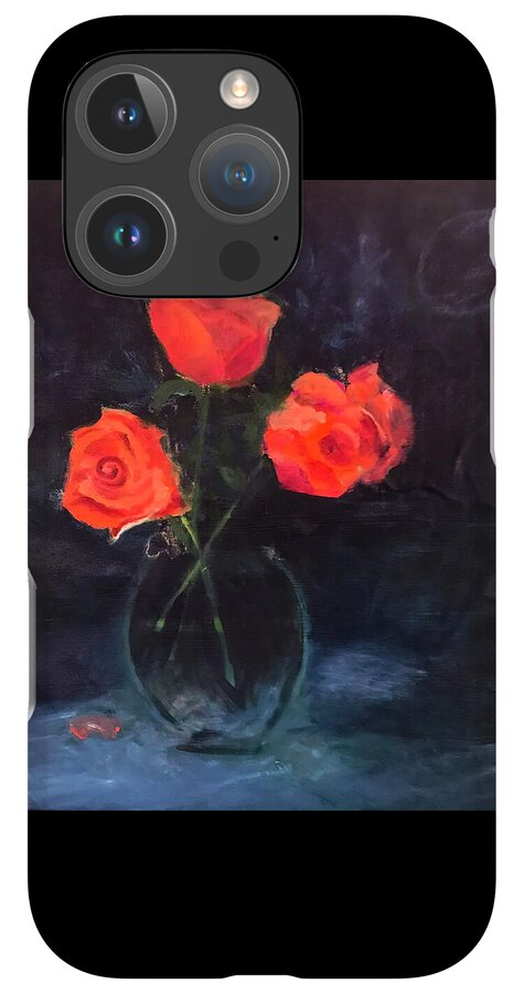 Orange Roses still life 2 - Phone Case